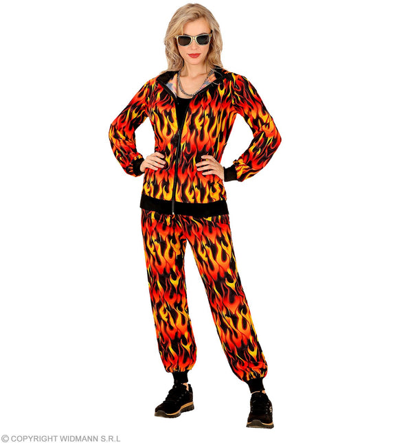 Costume de Tracksuit Flames