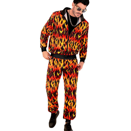 Costume de Tracksuit Flames