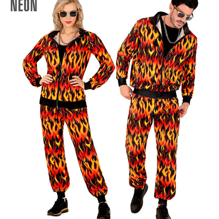 Costume de Tracksuit Flames