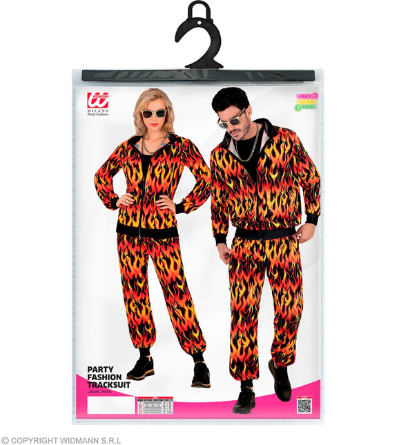 Costume de Tracksuit Flames