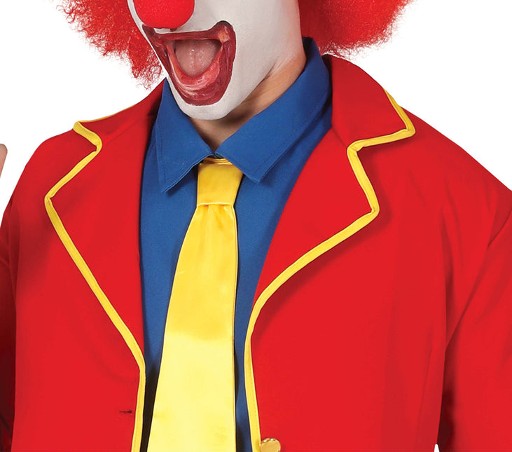 Costume de clown Rouge Bleu Jaune