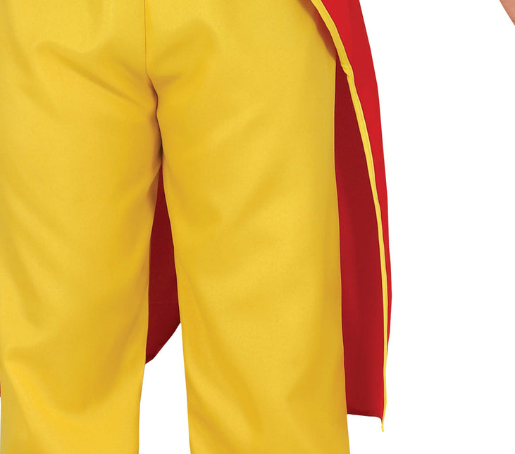 Costume de clown Rouge Bleu Jaune