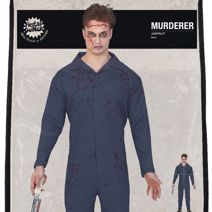 Costume d'Halloween de tueur pour homme