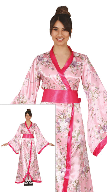 Kimono Costume Rose Dames