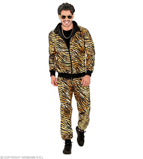 Tracksuit Animal Party Gold Metallic Costume