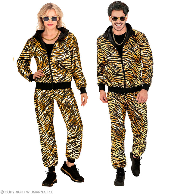 Tracksuit Animal Party Gold Metallic Costume