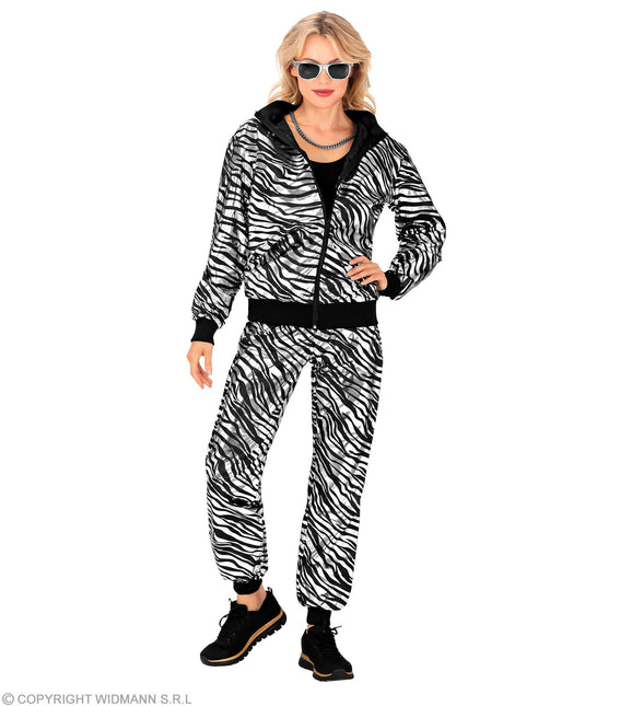 Tracksuit Animal Party Argent Métallique Costume