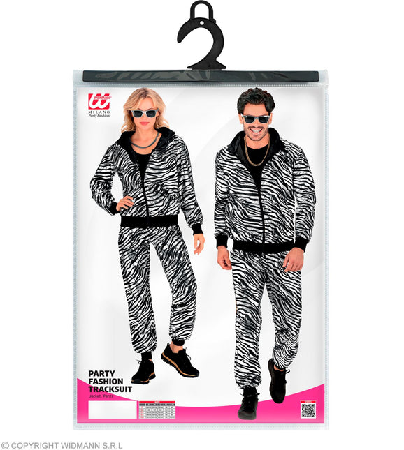 Tracksuit Animal Party Argent Métallique Costume