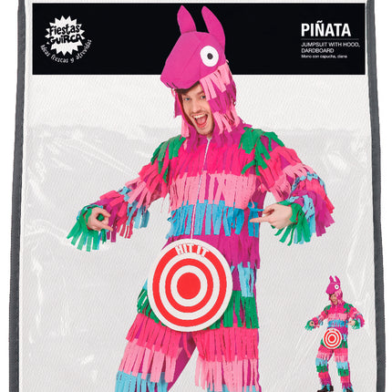 Costume de Pinata avec planche à fléchettes Homme