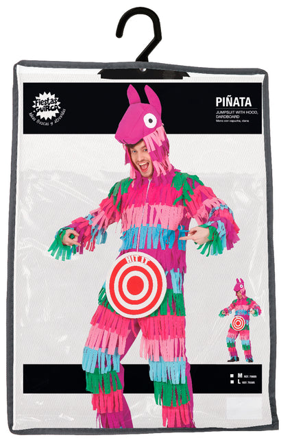 Costume de Pinata avec planche à fléchettes Homme