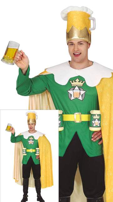 Costume de roi de la bière pour homme