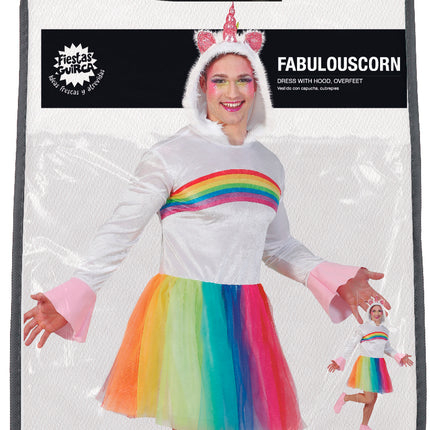 Costume de licorne arc-en-ciel