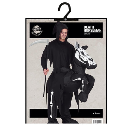 Costume d'Halloween de l'homme chevalin Portez-moi