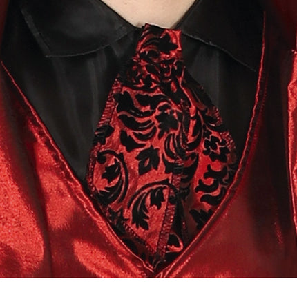 Costume d'Halloween Vampire Homme Rouge