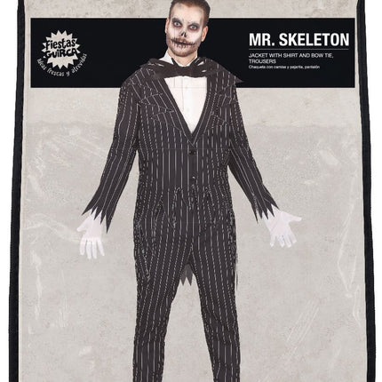 MR Skeleton Halloween Costume Men