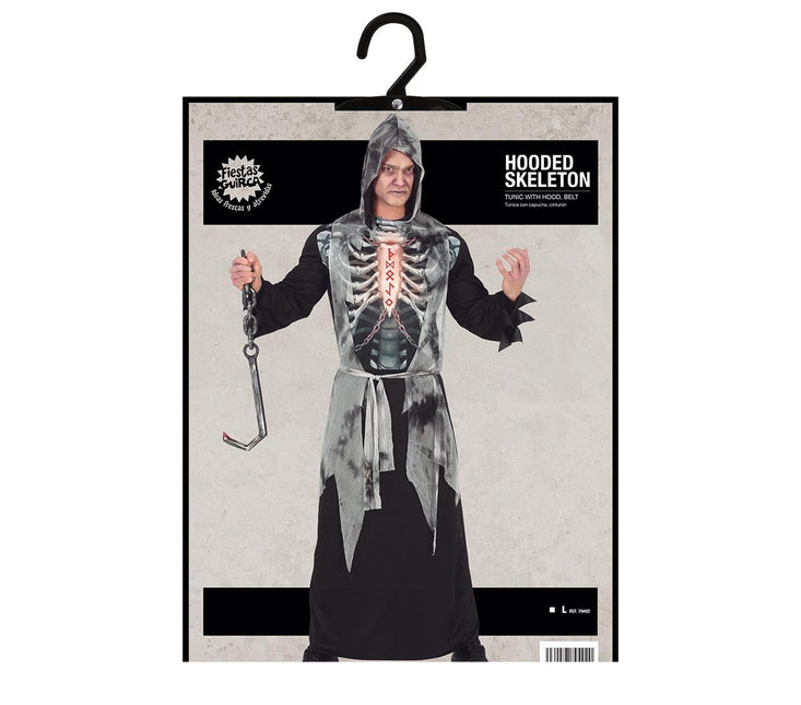 Costume d'Halloween Squelette Hommes L