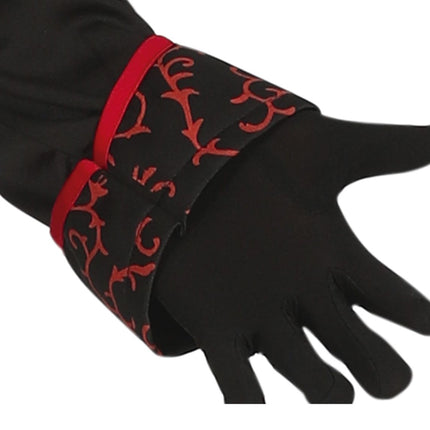 Costume d'Halloween Vampire Homme Rouge Noir