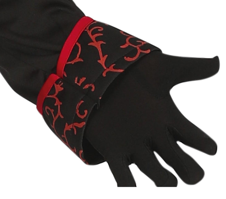 Costume d'Halloween Vampire Homme Rouge Noir