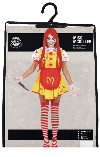 Costume d'Halloween Mc Killer Dames