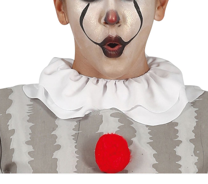 Horror Clown Halloween Costume Ladies Grey