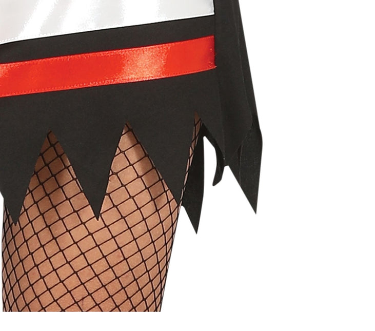 Costume d'Halloween de hockey sur glace Dames Rouge Noir