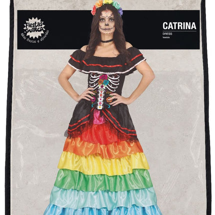 Costume d'Halloween Dia De Los Muertos Dames