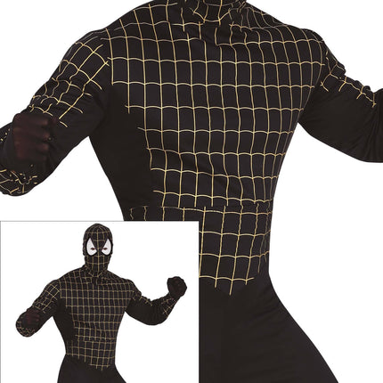 Costume Spiderman Homme Noir