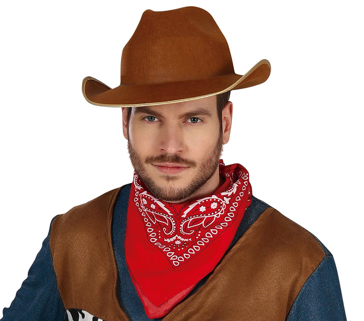 Costume de cow-boy homme marron