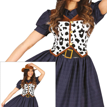 Costume de cowgirl 2 pièces pour dames