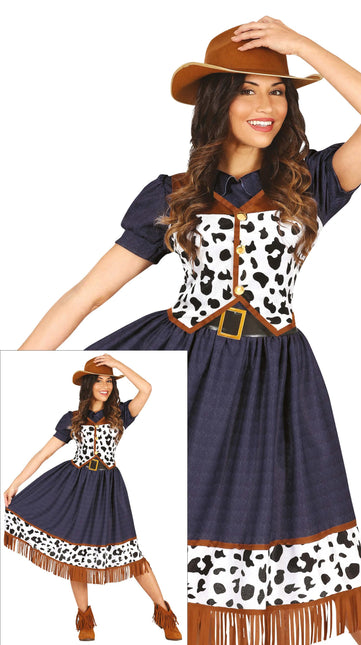 Costume de cowgirl 2 pièces pour dames