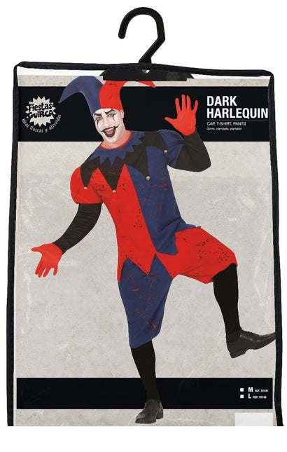 Costume d'Halloween Arlequin Homme