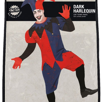 Costume d'Halloween Arlequin Homme