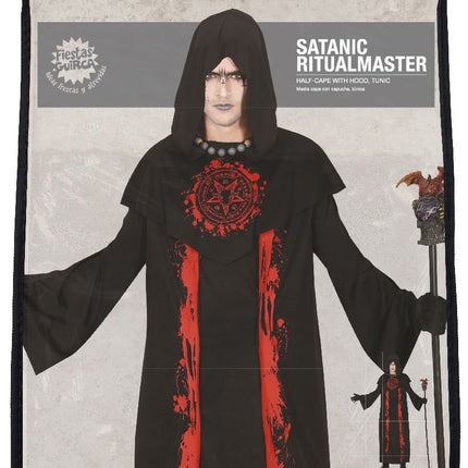 Satan Costume d'Halloween Homme Rouge L