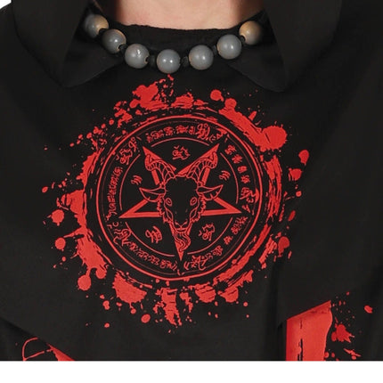 Satan Costume d'Halloween Homme Rouge L