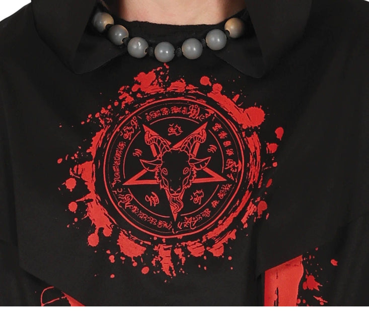 Satan Costume d'Halloween Homme Rouge L