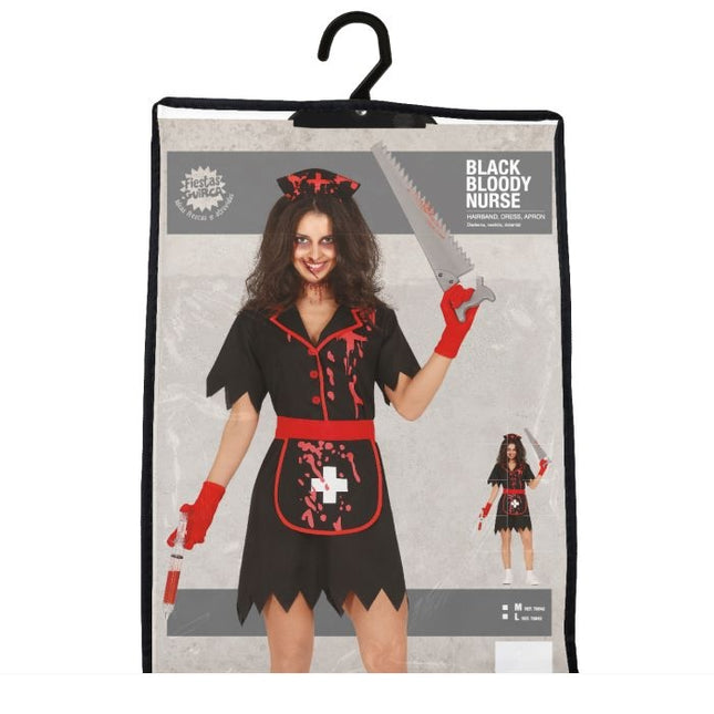 Costume d'Halloween d'infirmière Horreur des dames