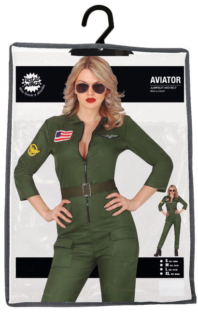 Costume de pilote Dames Top Gun