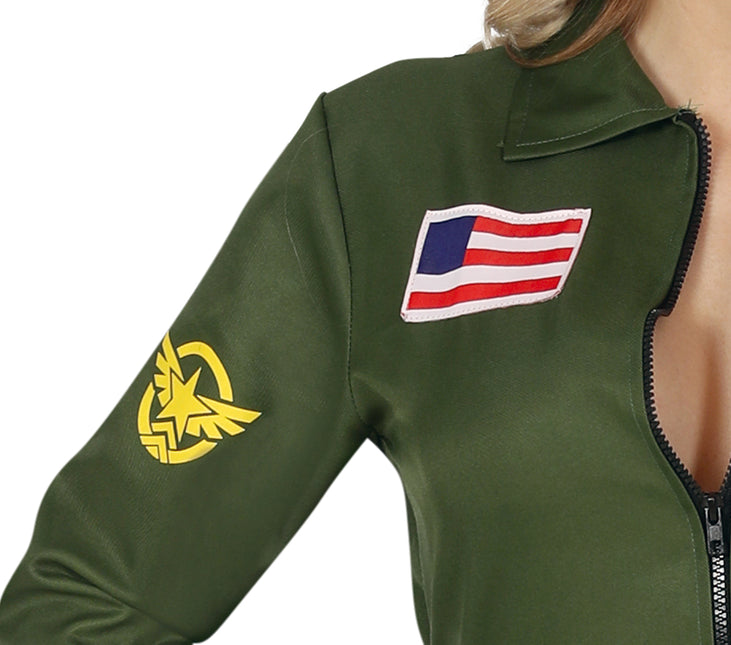 Costume de pilote Dames Top Gun