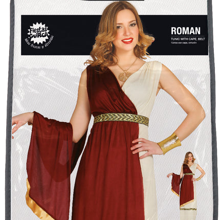 Robe romaine Rouge Dames