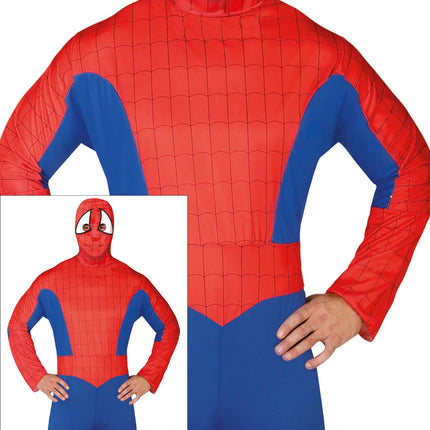 Costume Spiderman Rouge Bleu Homme