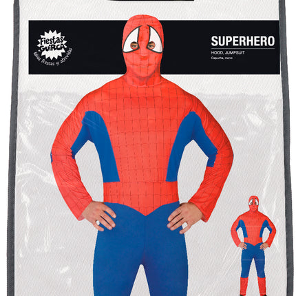 Costume Spiderman Rouge Bleu Homme