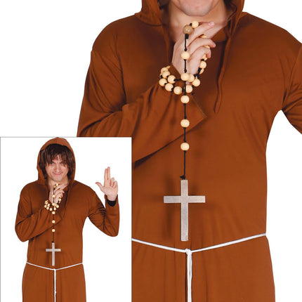 Costume de moine Marron L