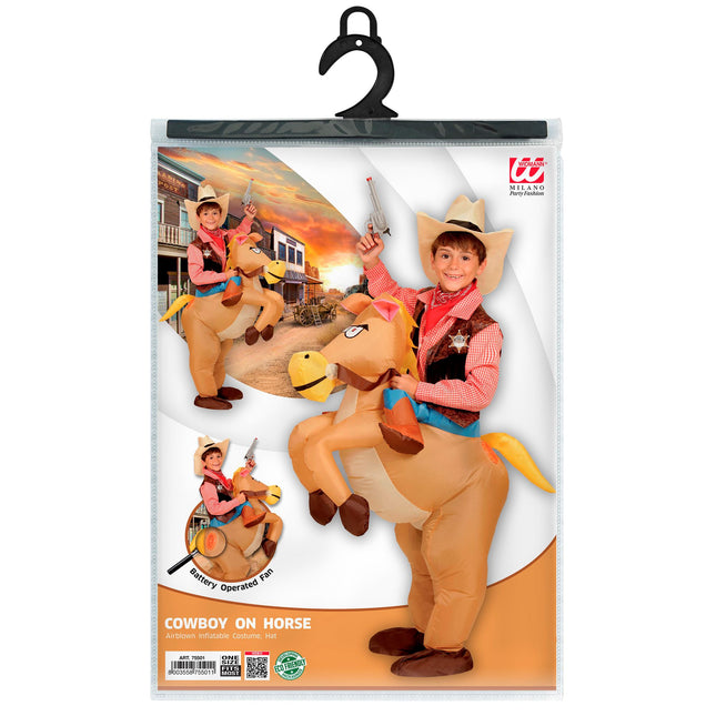 Costume de cheval gonflable pour enfant