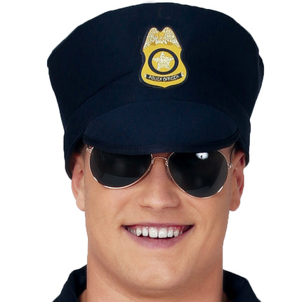 Costume de policier bleu foncé pour hommes