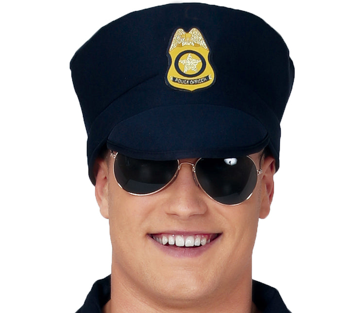 Costume de policier bleu foncé pour hommes