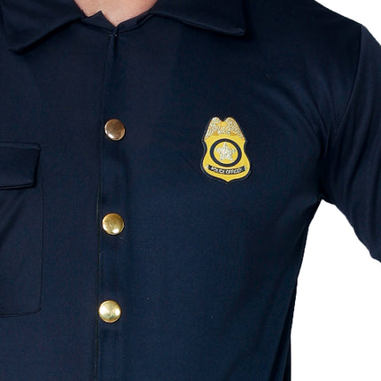 Costume de policier bleu foncé pour hommes