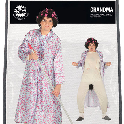 Costume de grand-mère pour homme