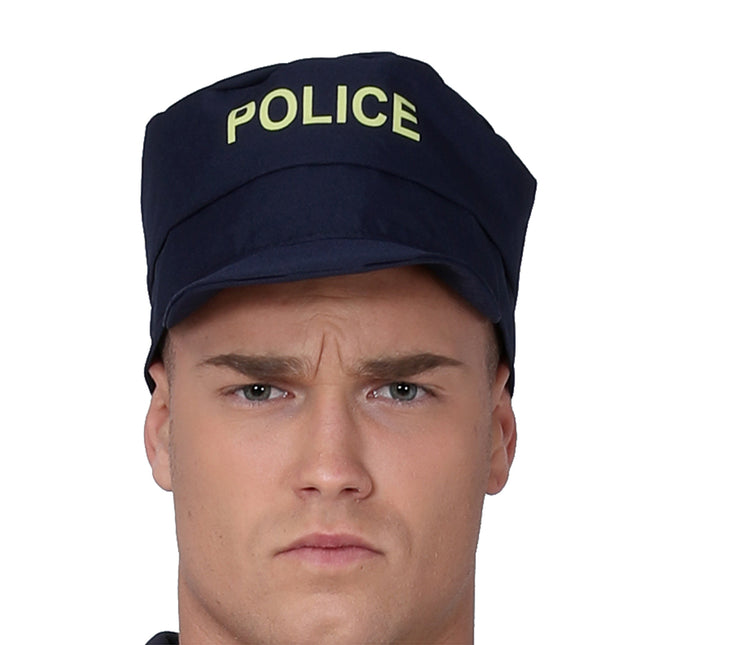 Costume de police bleu hommes