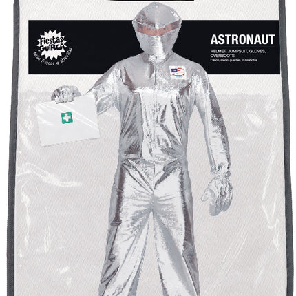 Costume d'astronaute argenté pour homme