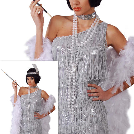 Robe Charleston Argent Dames